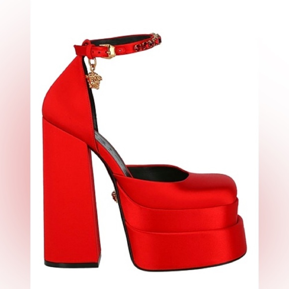 VERSACE Medusa Aevitas Platform Pump